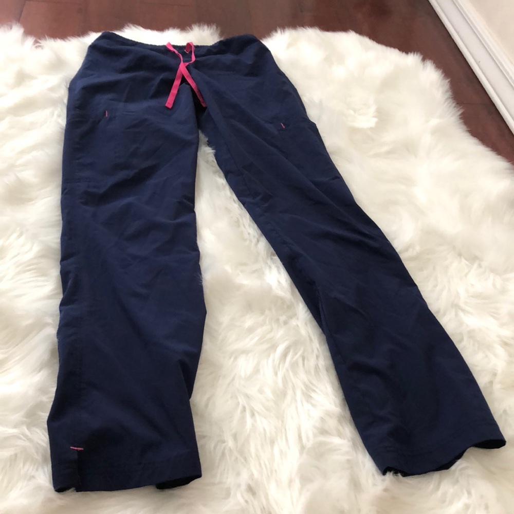 smitten scrub bottoms navy blue 💕